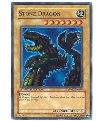 Amazon.com: Yu-Gi-Oh! - Stone Dragon (MDP2-EN020) - McDonalds